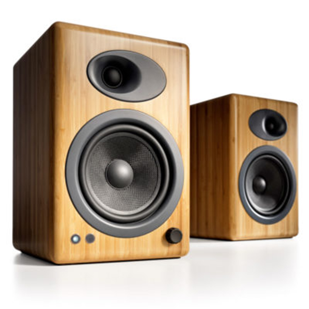 Audioengine 5+ Wireless Active Speakers - Solid Bamboo (90023815)