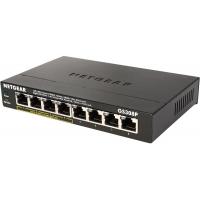 Netgear GS308P-100AUS 8-Port Gigabit SOHO Unmanaged Switch With 4-Port PoE