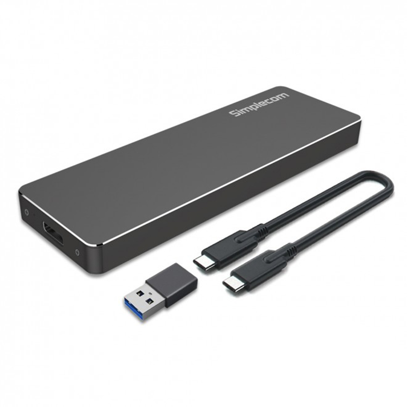 Simplecom M.2 NVMe SSD to USB 3.1 Gen 2 Type C Enclosure (SE503)