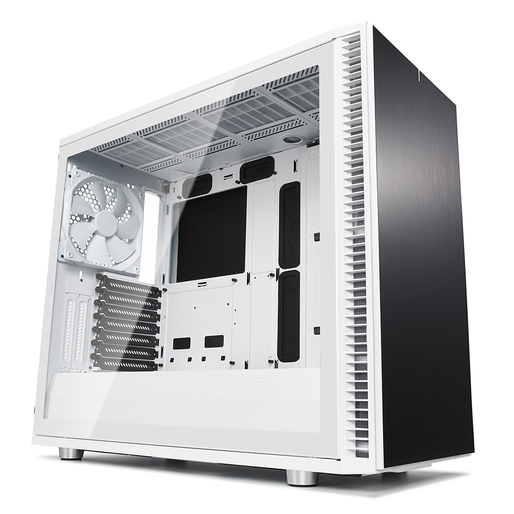 Fractal Design Define S2 Tempered Glass Mid Tower ATX Case - White