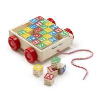 Melissa & Doug Classic Abc Block Cart