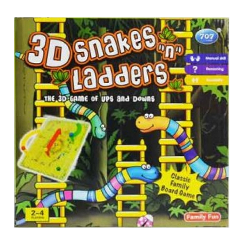 3D Snakes & Ladders Game