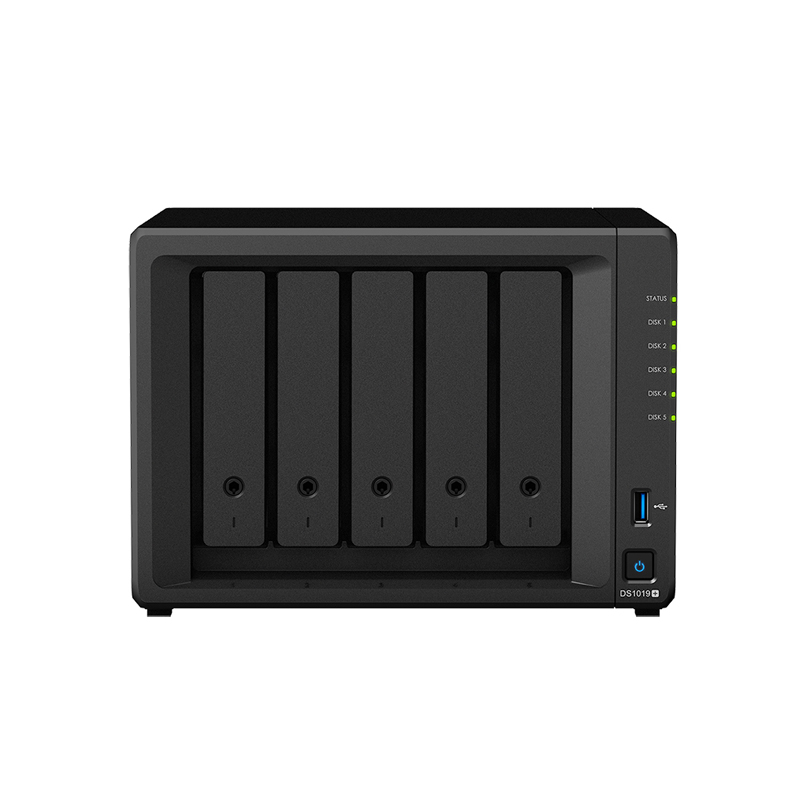 Synology DiskStation 5 Bay Atom Quad Core 8GB NAS (DS1019+)