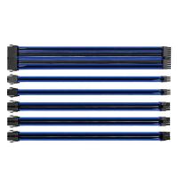 Thermaltake TTMod Sleeved Extension Cable Kit - Blue and Black (AC-035-CN1NAN-A1)