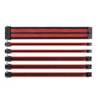 Thermaltake TTMod Sleeved Extension Cable Kit - Red and Black (AC-033-CN1NAN-A1)