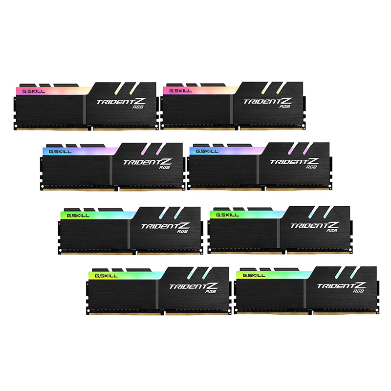 G.Skill 64GB (8x8GB) F4-2933C14Q2-64GTZRX Trident Z RGB 2933MHz CL14 DDR4 RAM