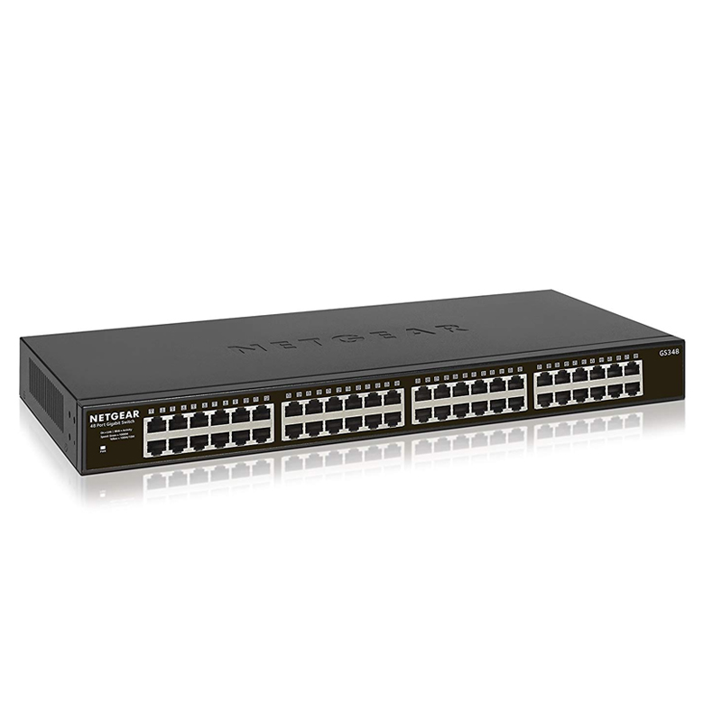 Netgear GS348 SOHO 48 Port Rackmountable Gigabit Unmanaged Switch
