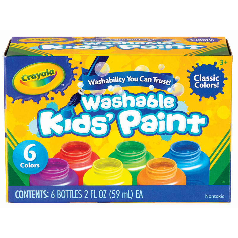 Crayola 6 Washable Kid's Paints