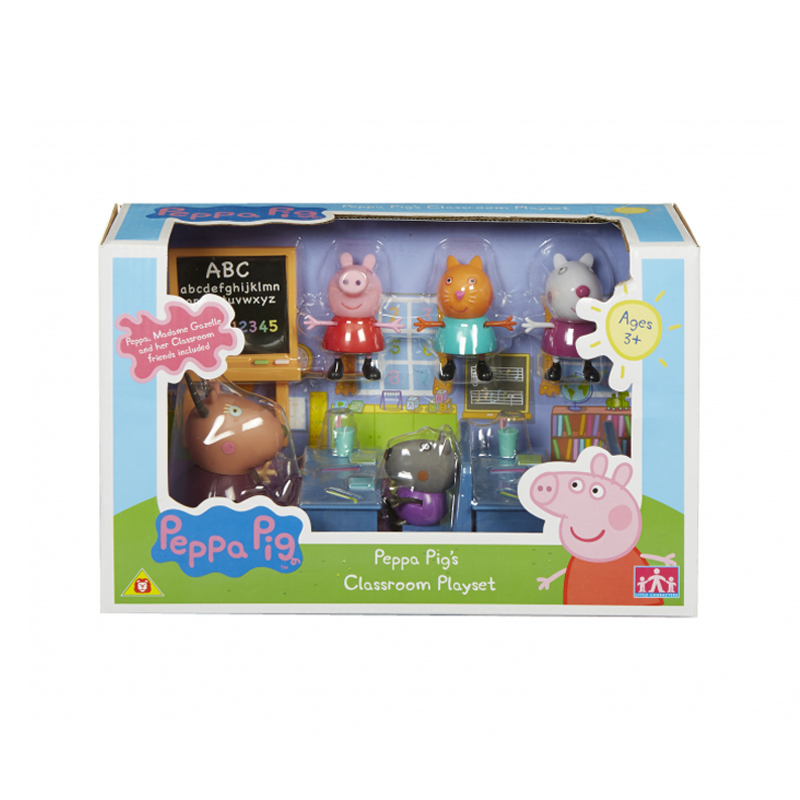 Peppa pig cheap classroom playset