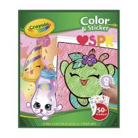 Crayola Color & Sticker Book Shopkins