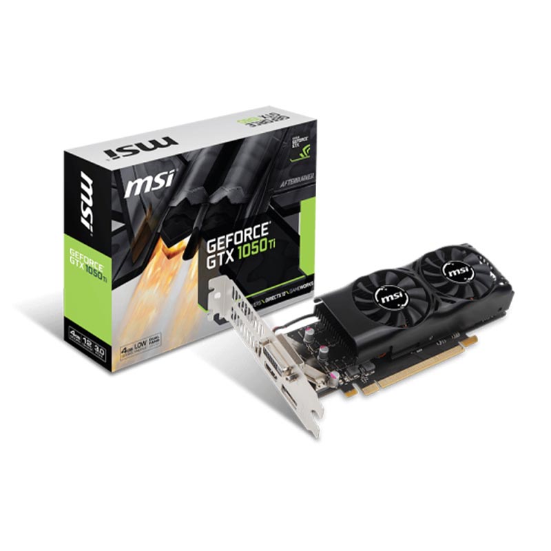 MSI GeForce GTX 1050 Ti 4GT Low Profile 4GB Video Card (MSI GeForce GTX 1050Ti 4GT LP)