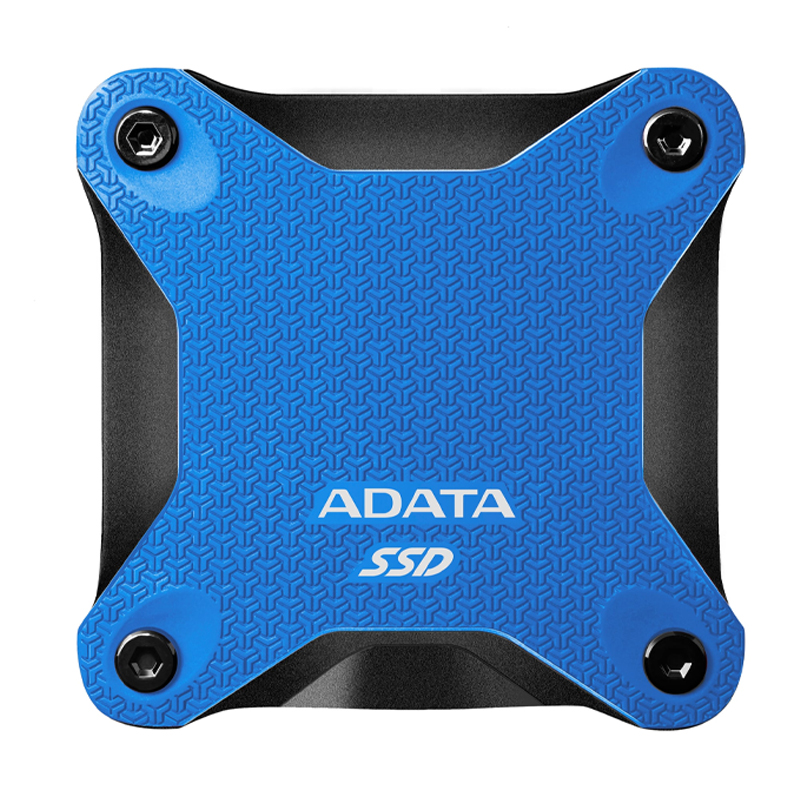 ADATA 480GB S600Q External Rugged USB3.1 SSD - Blue (ASD600Q-480GU31-CBL)