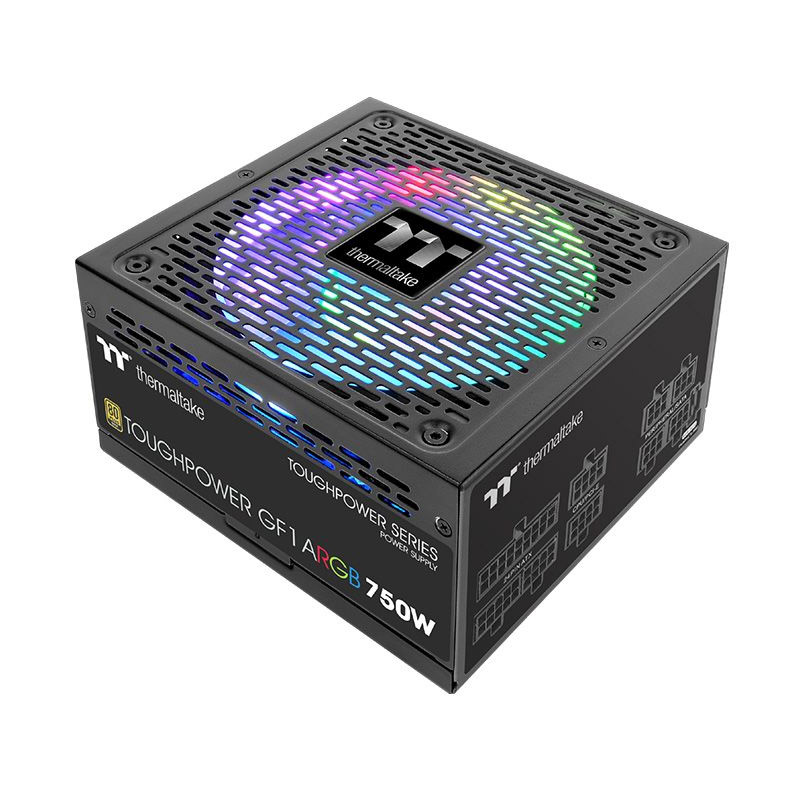 Thermaltake 750W Toughpower GF1 ARGB 80+ Gold Modular Power Supply (PS-TPD-0750F3FAGA-1)