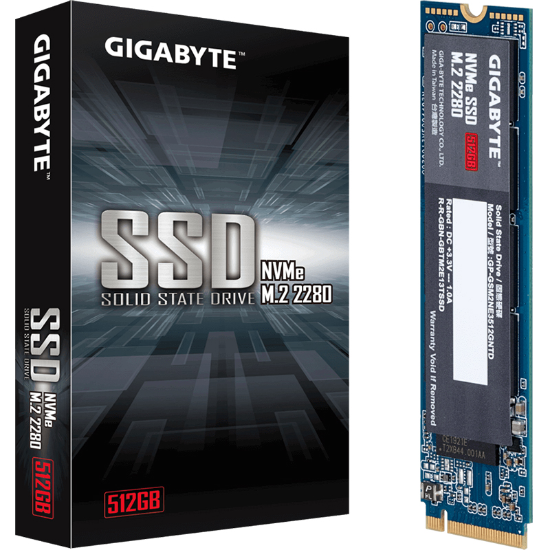 Gigabyte 512GB M.2 NVMe SSD (GP-GSM2NE3512GNTD)
