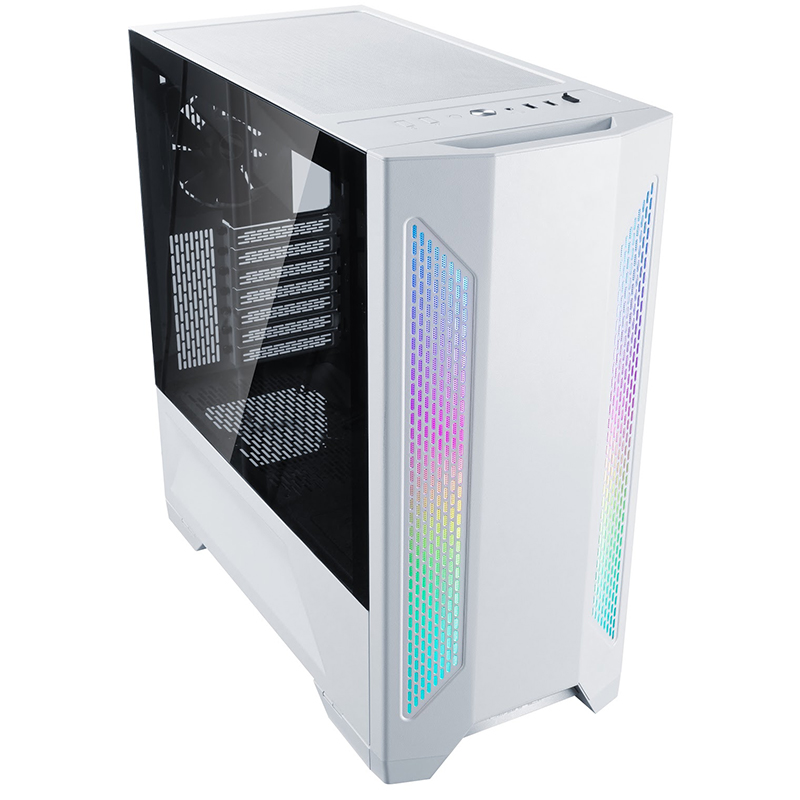 Lian Li Lancool II RGB Tempered Glass Mid Tower ATX Case - White
