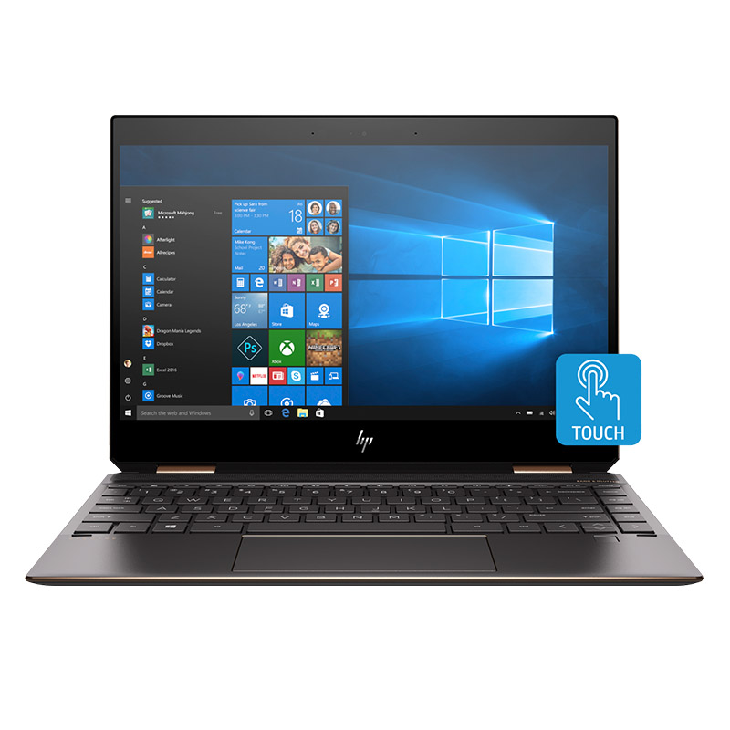 HP Spectre X360 15-DF0001TX I7-8750H 512GB SSD 16GB RAM W10H GTX1050TI GC 15.6in UHD Touch WL-AC BT-5.0 6-CELL BATT