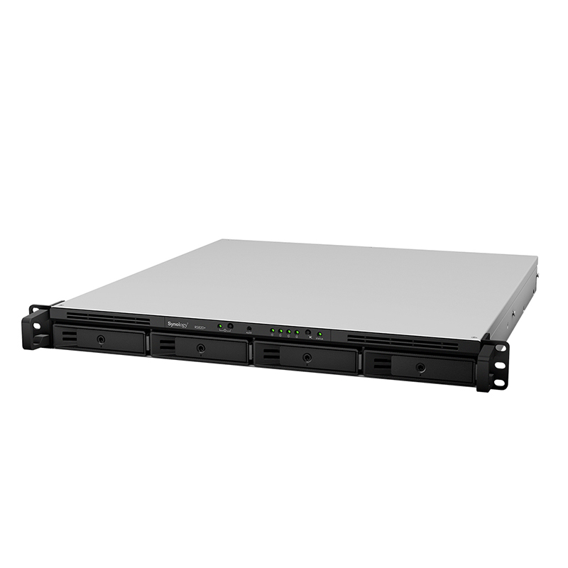 Synology 4 Bay Atom Quad Core 2GB 1U Rack Mount NAS (RS820+)