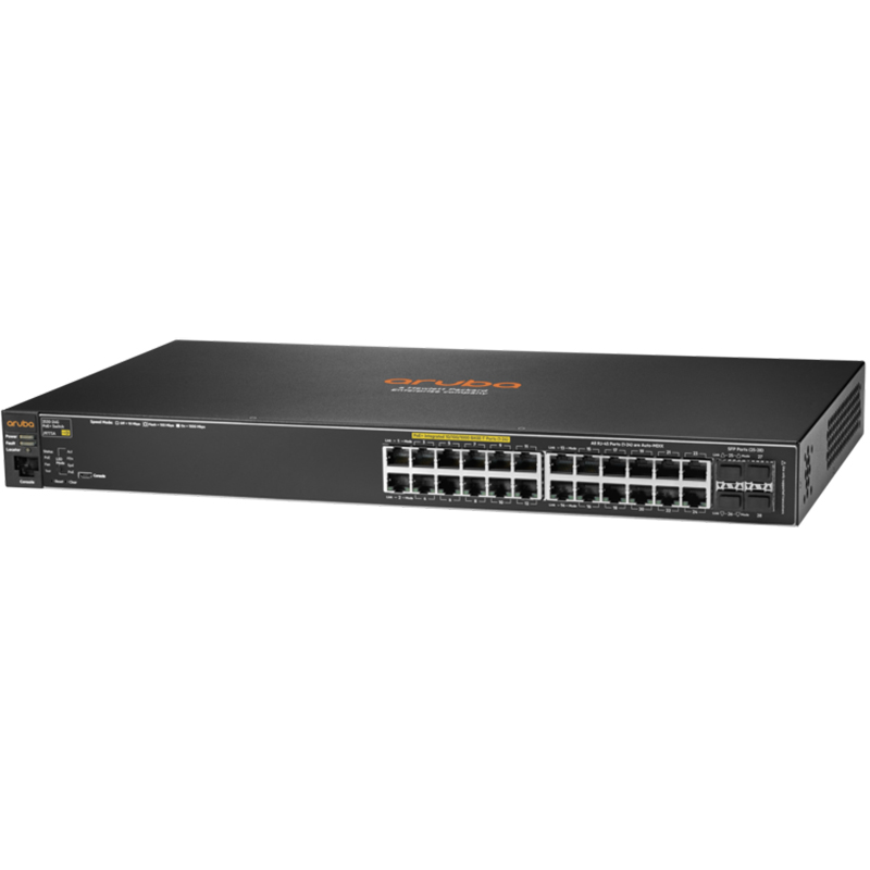 HP Aruba 24 Port Gigabit POE+ Managed Switch (J9773A)
