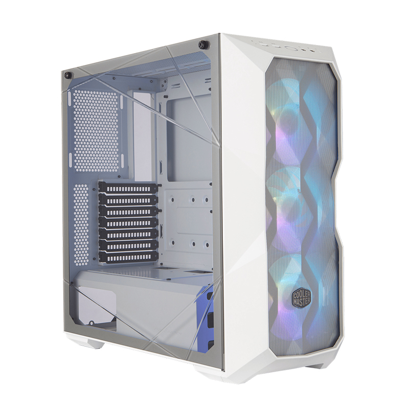 Cooler Master MasterBox TD500 Mesh Mid Tower E-ATX Case - White (MCB-D500D-WGNN-S01)