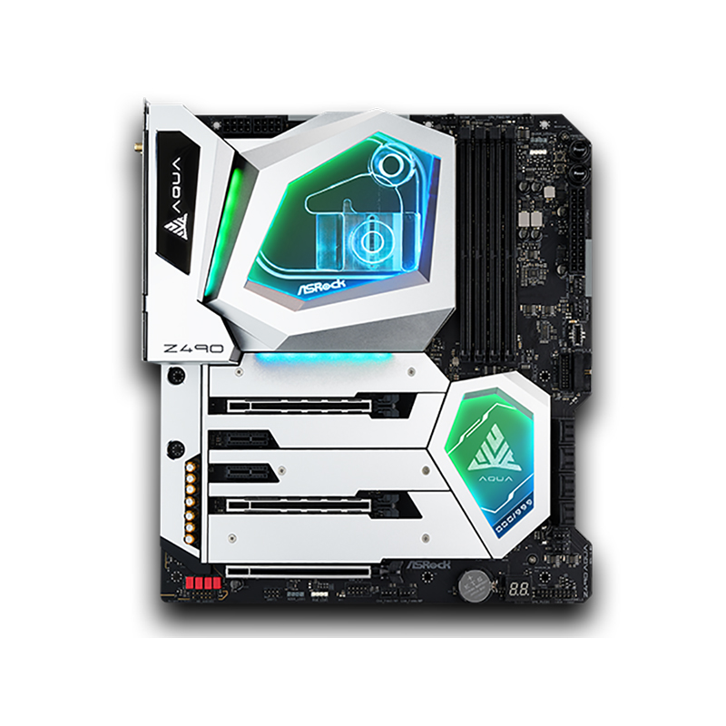 ASRock Z490 Aqua LGA 1200 E-ATX Motherboard