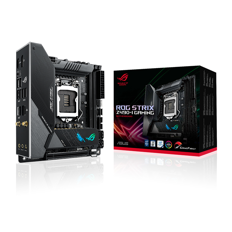 Asus ROG Strix Z490-I Gaming LGA 1200 ITX Motherboard (ROG STRIX Z490-I GAMING)