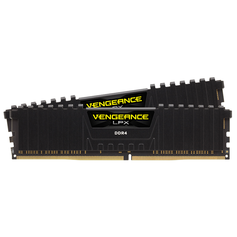 Corsair Vengeance LPX 32GB (2x16GB) 3600MHz DDR4 RAM - Black (CMK32GX4M2D3600C18)
