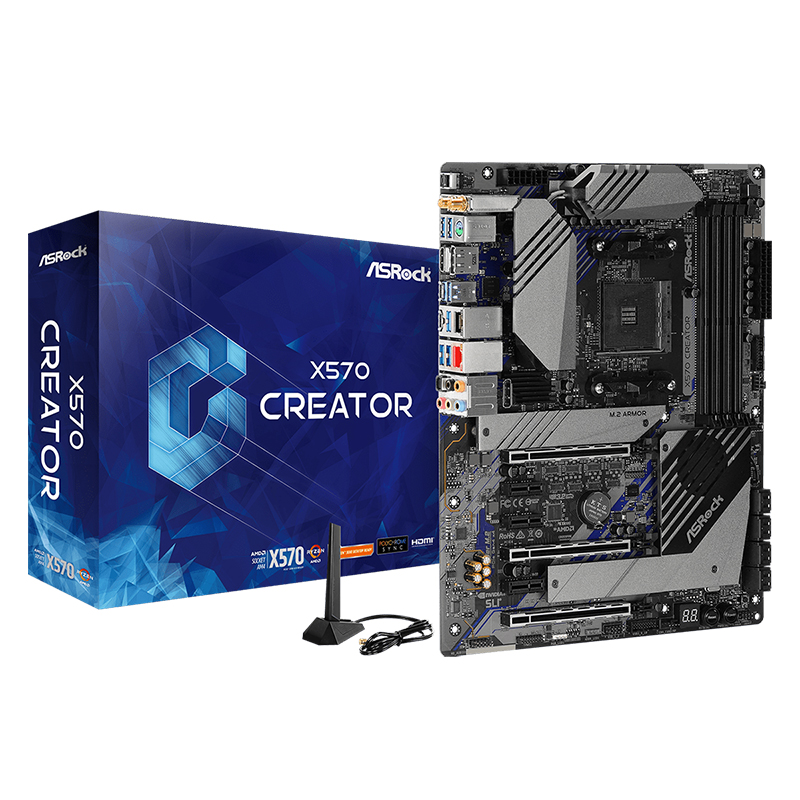 Asrock X570 Creator AM4 ATX Motherboard