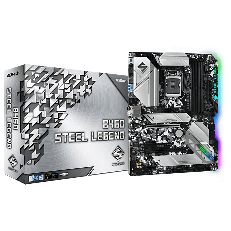 Asrock B460 Steel Legend LGA 1200 ATX Motherboard