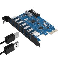 Orico 7 Port USB 3.0 PCIe Dual Chip Expansion Card