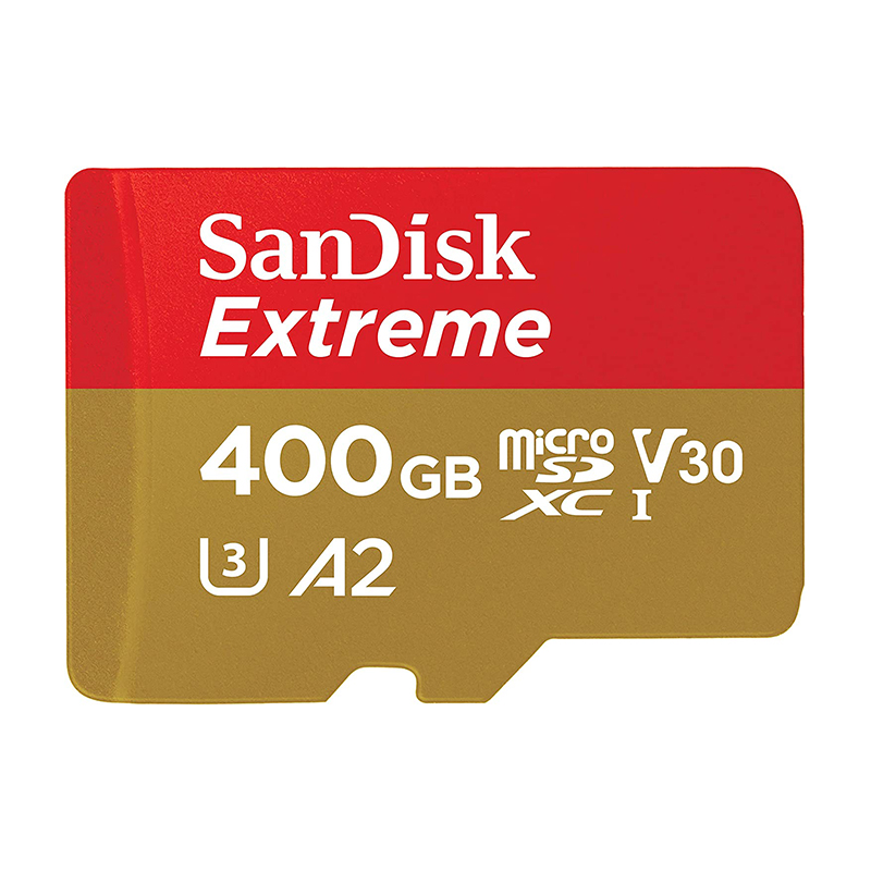 Sandisk Extreme 400GB C10 160MB/s MicroSDXC Card (SDSQXA1-400G-GN6MA)