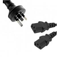 Power Cable 3-Pin AU Male to 2 IEC C13 Female Plug 3m