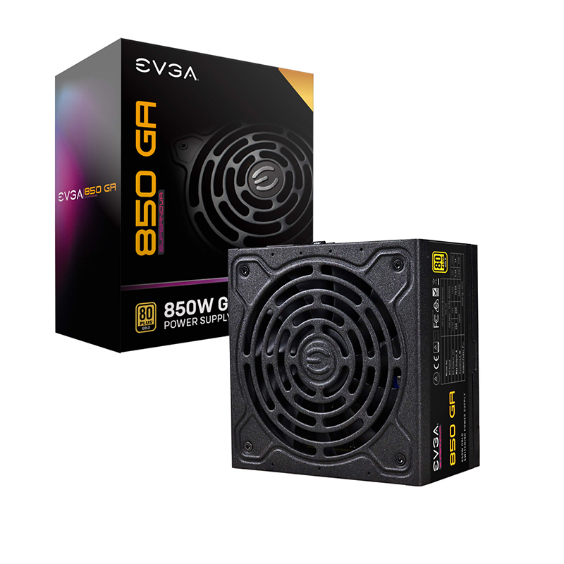 EVGA 850W SuperNOVA GA Series 80+ Gold Fully Modular Power Supply (21E-GA-850W)