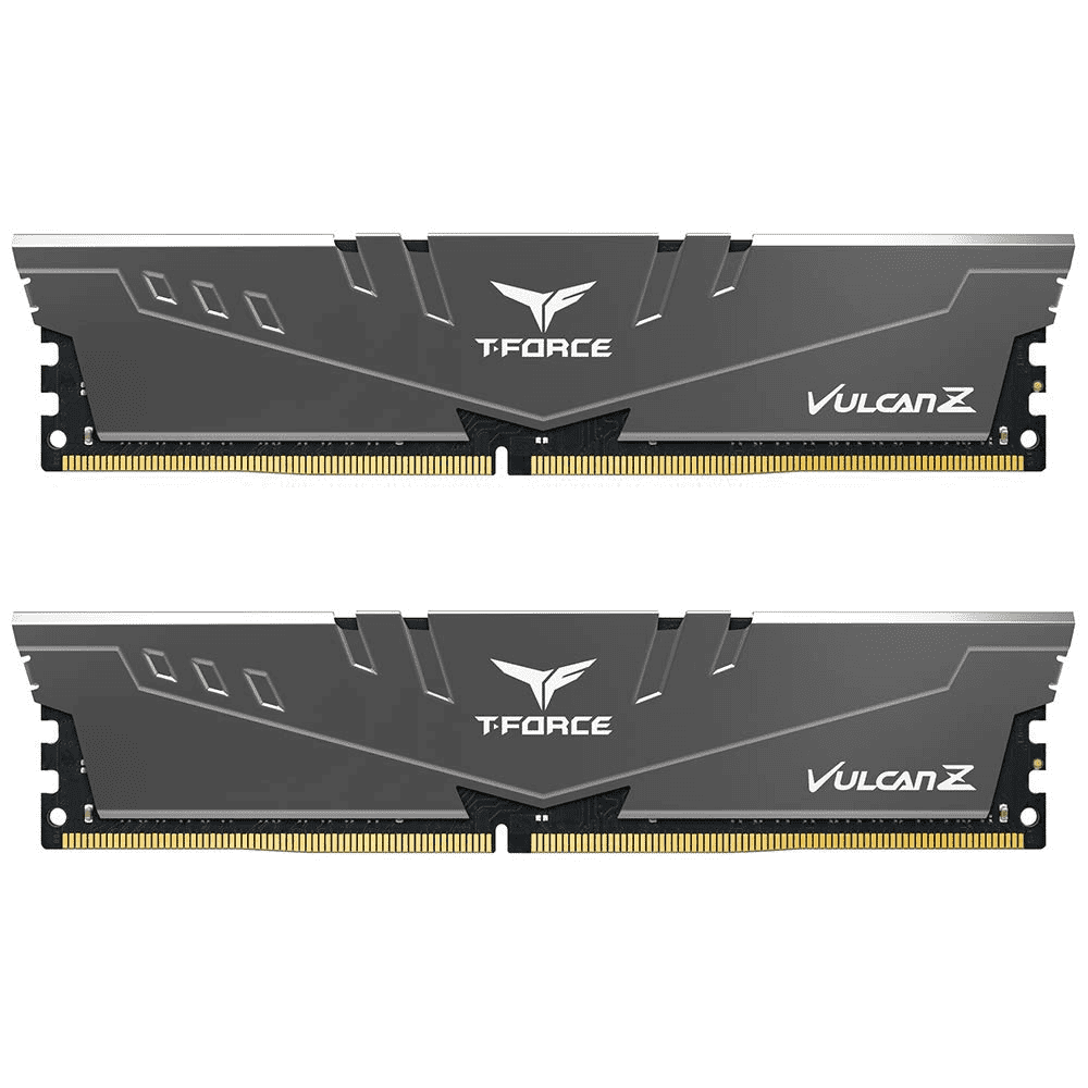 Team 16GB (2x8GB) TLZGD416G3200HC16CDC01 T-Force Vulcan Z 3200MHz DDR4 RAM - Grey