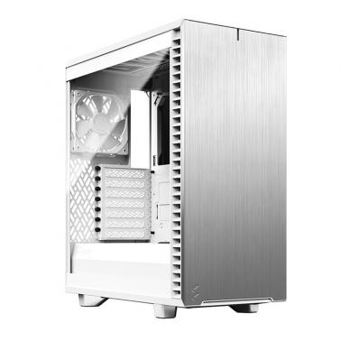 Fractal Design Define 7 Compact TG Mid Tower ATX Case - White (FD-C ...