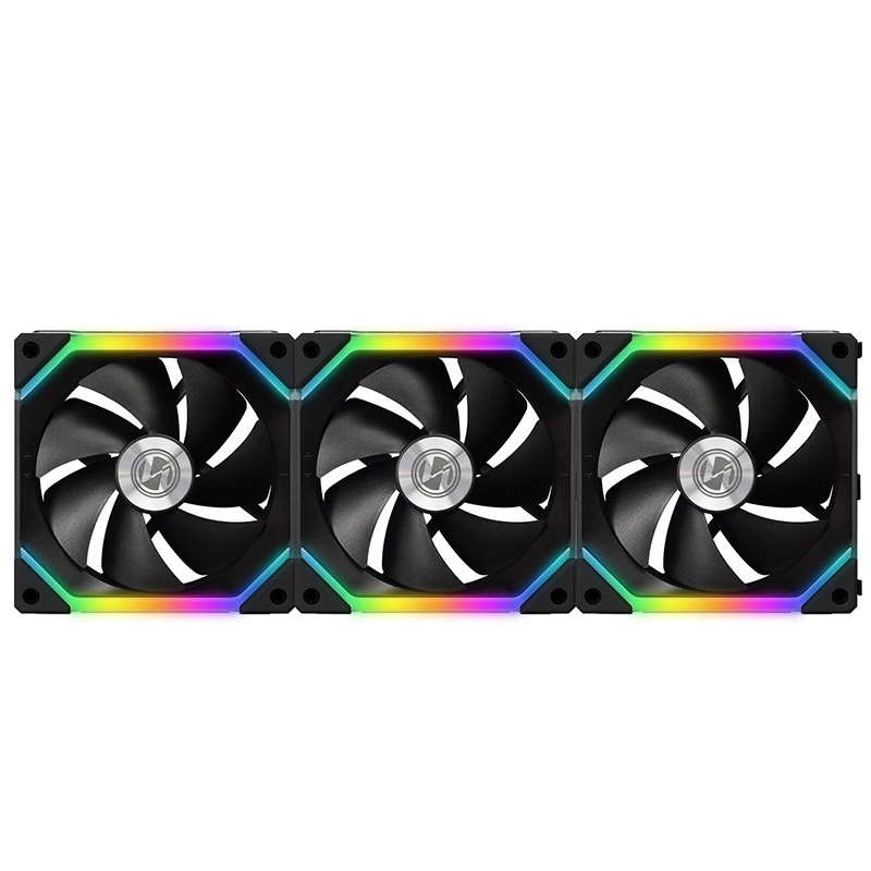 Lian Li SL120 Uni Fan ARGB 120mm Fan 3 Pack - Black