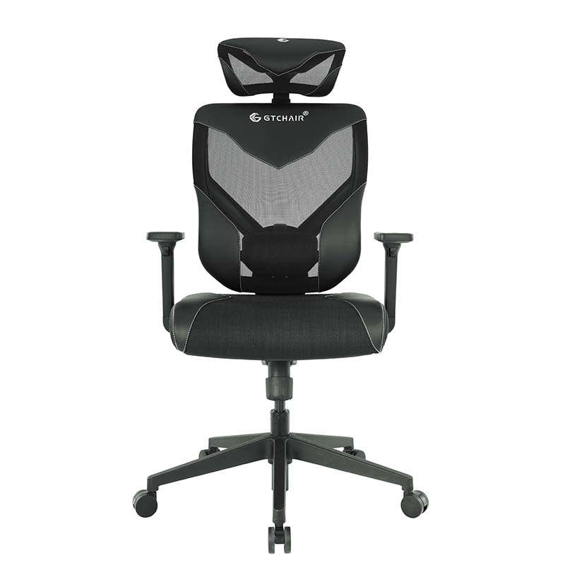 GTCHAIR Black Vida Ergonomic Gaming Chair - Black