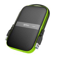 Silicon Power 1TB Armor A60 Rugged Shockproof & Water resistant Portable External Hard Drive USB 3.0 For PC,MAC,XBOX,PS4,PS5 - Green