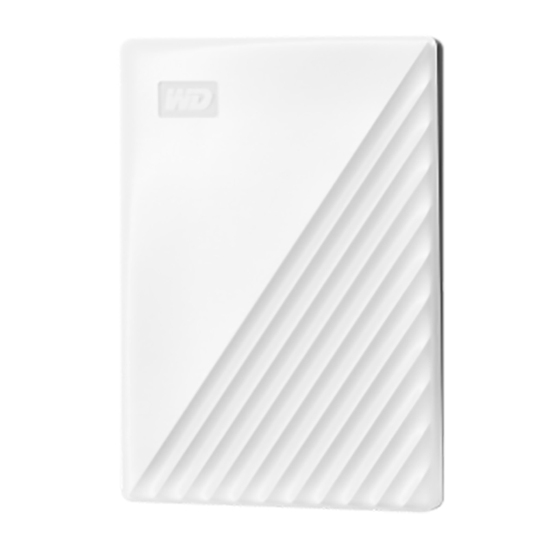 Western Digital 5TB My Passport USB 3.2 External HDD - White (WDBPKJ0050BWT-WESN)