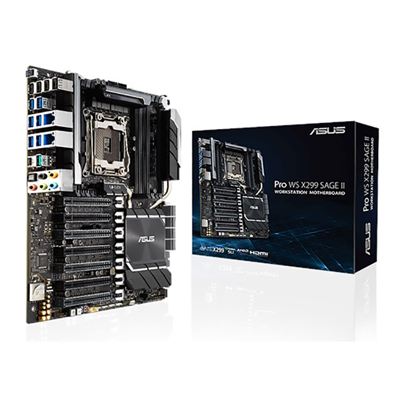 Asus PRO WS X299 SAGE II LGA 2066 Motherboard (PRO WS X299 SAGE II)