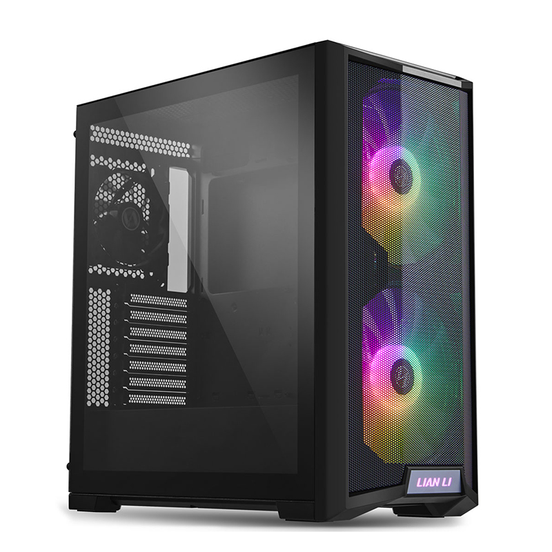 Lian Li Lancool 215 Mesh ARGB Mid Tower E-ATX Case - Black