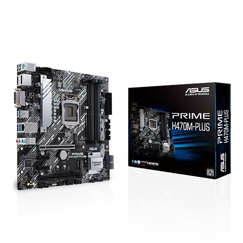 Asus Prime H470M-PLUS/CSM LGA 1200 mATX Motherboard (PRIME H470M-PLUS/CSM)