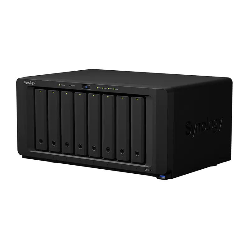 Synology DiskStation 8 Bay Ryzen Quad Core 4G NAS (DS1821+) - msy