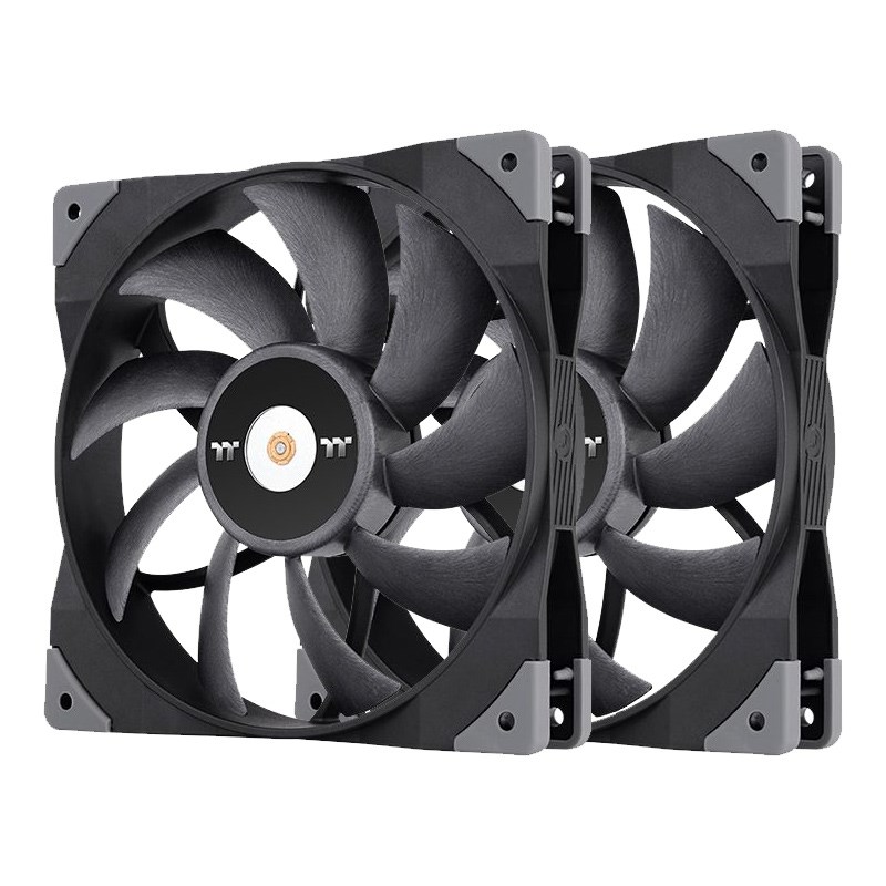 Thermaltake TOUGHFAN 140mm Radiator Fan - 2 Pack (CL-F085-PL14BL-A)