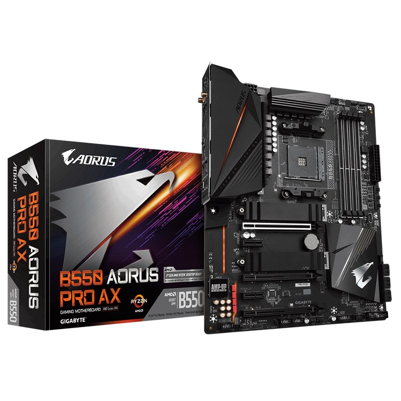 Gigabyte B550 Aorus Pro AX AM4 ATX Motherboard (B550-AORUS-PRO-AX)
