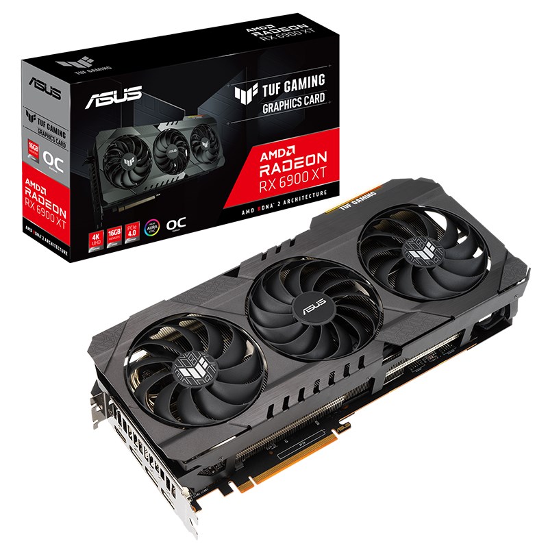 Asus TUF Radeon RX 6900 XT 16G OC Graphics Card (TUF-RX6900XT-O16G-GAMING)