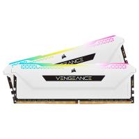 Corsair Vengeance RGB Pro SL 16GB (2x8GB) 3600MHz DDR4 RAM - White (CMH16GX4M2D3600C18W)