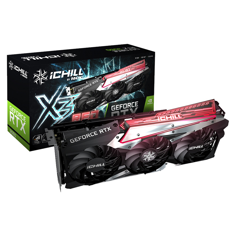 Inno3D GeForce RTX 3060 iChill X3 Red 12G LHR Graphics Card