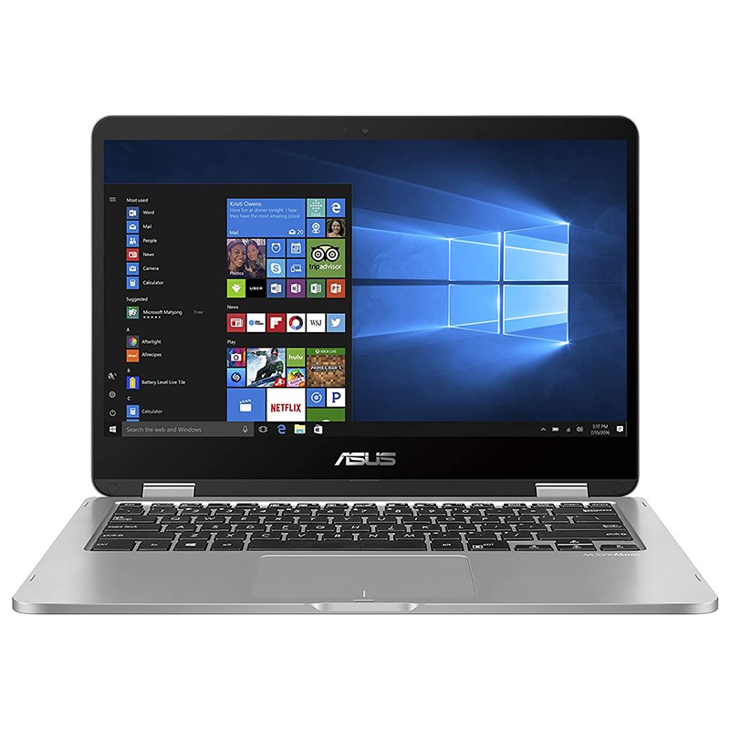 Asus VivoBook Flip 14in HD Touch Celeron N4020 128GB eMMC 4GB W10P Laptop (TP401MA-BZ235R)