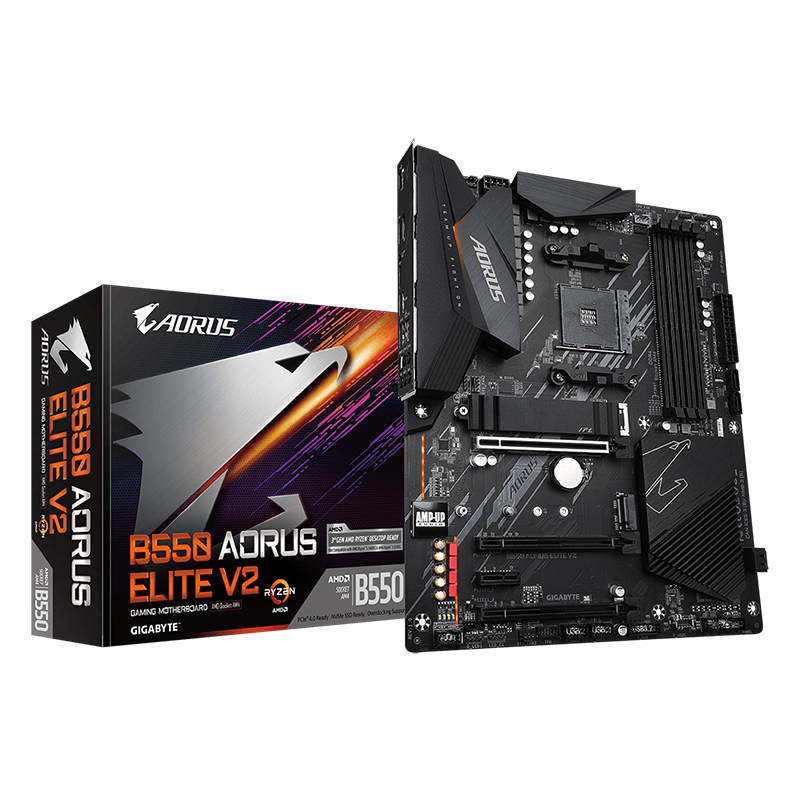 Gigabyte Aorus Elite V2 AM4 ATX Motherboard (B450-AORUS-ELITE-V2)