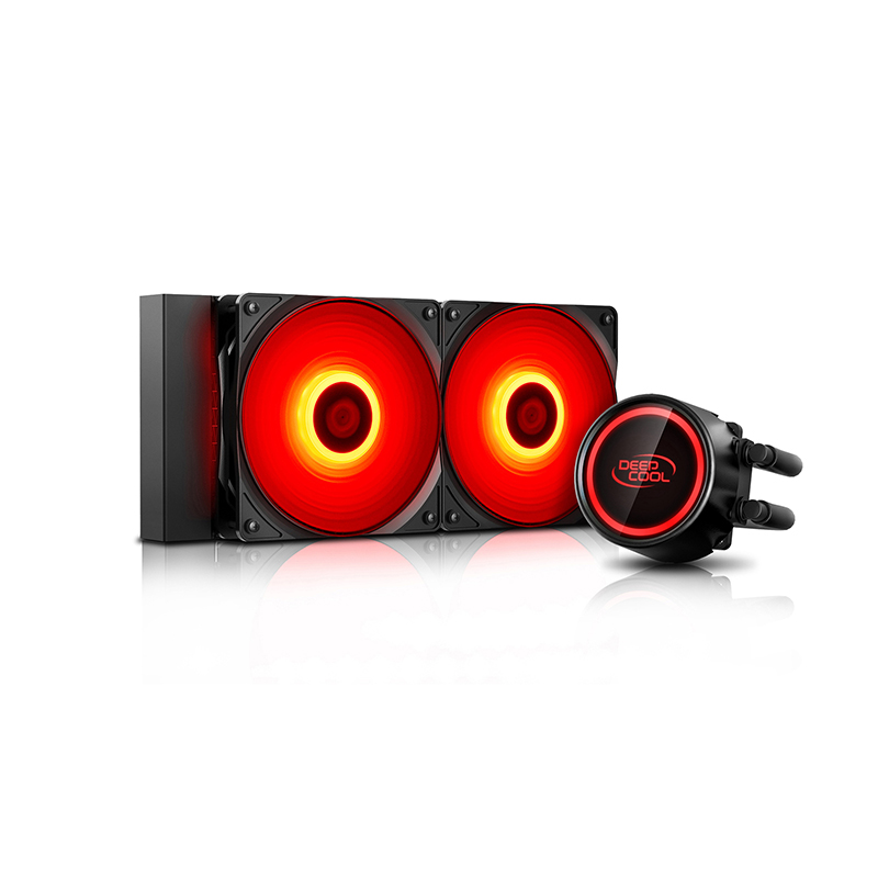 Deepcool Gammaxx L240T AIO Liquid Cooler - Red (DP-H12RF-GL240TR)